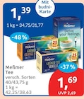 Tee von Meßmer im aktuellen budni Prospekt für 1,39 €