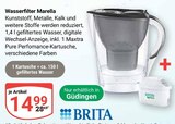 Wasserfilter Marella im Angebot bei GLOBUS in St. Ingbert Wasserfilter Marella Angebote von Brita bei GLOBUS St. Ingbert für 14,99 €