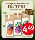 KRÄUTERTEES von Kräutergarten Pommerland im aktuellen Erdkorn Biomarkt Prospekt für 4,49 €