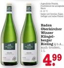 Baden Oberkircher Winzer Klingelberger Riesling Q.b.A. bei E center im Achern Prospekt für 4,99 €