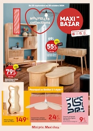 Prospectus Maxi Bazar "Nouvelles collections", 18 pages, 25/09/2024 - 20/10/2024