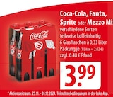 Coca-Cola, Fanta, Sprite oder Mezzo Mix Angebote bei famila Nordost Gifhorn für 3,99 €