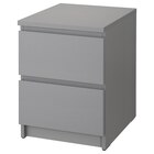 Kommode mit 2 Schubladen grau lasiert im IKEA Prospekt Kommode mit 2 Schubladen grau lasiert von MALM im aktuellen IKEA Prospekt für 34,99 €