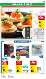 Prix et réduction Blinis dans le prospectus Carrefour Market en cours Offre Blinis dans le catalogue Carrefour Market du moment à la page 17
