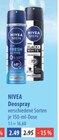 Nivea im V-Markt Prospekt Deospray von NIVEA im aktuellen V-Markt Prospekt für 2,49 €