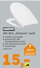 WC-Sitz 'Ontario' weiß bei Globus-Baumarkt im Fellbach Prospekt für 15,00 €