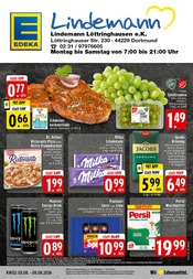 EDEKA Discounter Prospekt der aktuellen Woche mit 24 Seiten, gültig von 03.08.2026 bis 08.08.2026, in Wetter und Umgebung Aktueller EDEKA Discounter Prospekt in Wetter und Umgebung, "Aktuelle Angebote" mit 24 Seiten, 03.08.2026 - 08.08.2026