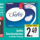 Taschentücher im EDEKA Prospekt Taschentücher von Softis im aktuellen EDEKA Prospekt für 2,49 €