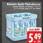 Aktuelle Wasser Angebote bei EDEKA in Duisburg Aktuelles Mineralwasser Angebot bei EDEKA in Duisburg ab 5,49 €