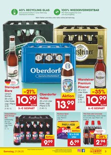 Warsteiner im Netto Marken-Discount Prospekt "Aktuelle Angebote" mit 63 Seiten (Frankfurt (Oder))