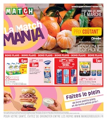 Catalogue Supermarchés Match, 20/10/2026 - 01/11/2026, LA MATCH MANIA, 24 pages Prospectus Supermarchés Match en cours, "LA MATCH MANIA", 24 pages