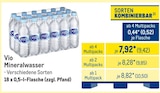 Mineralwasser von Vio für 9,42 € bei METRO im Angebot Mineralwasser von Vio im aktuellen METRO Prospekt