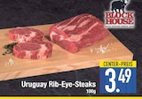 Uruguay Rib-Eye-Steaks von Block House im aktuellen EDEKA Prospekt für 3,49 €