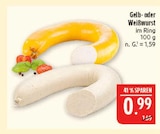 Gelb- oder Weißwurst Angebote bei Marktkauf Erlangen für 0,99 €