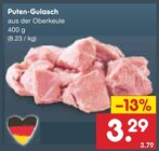Aktuelles Puten-Gulasch Angebot bei Netto Marken-Discount in Frankfurt (Main) ab 3,29 €