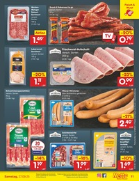 Schinken Angebot & Preis im aktuellen Netto Marken-Discount Prospekt Schinken Angebot im aktuellen Netto Marken-Discount Prospekt auf Seite 11