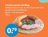 Frische Lyoner im Ring von  im aktuellen V-Markt Prospekt für 0,79 €