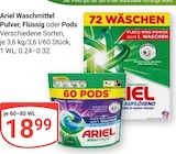 Aktuelles Waschmittel Pulver Angebot bei GLOBUS in Salzgitter ab 18,99 €