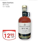 Kyle’s Club Rum Angebote bei GLOBUS Rostock für 12,99 €