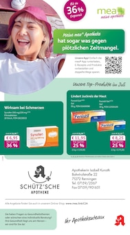Aktueller mea - meine apotheke Prospekt "Unsere Juli-Angebote" Aktueller mea - meine apotheke Prospekt