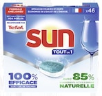 Tablettes lave-vaisselle Tout en 1 Regular 99 tâches* - SUN en promo chez Casino Supermarchés Ivry-sur-Seine à 5,50 €