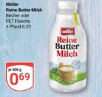 Reine Butter Milch Becher Angebote von Müller bei GLOBUS Pirmasens für 0,69 €
