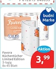 Küchentücher Limited Edition von Favora für 3,99 € bei budni im Angebot Küchentücher Limited Edition von Favora im aktuellen budni Prospekt