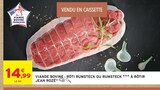 Promo Viande bovine : rôti rumsteck ou rumsteck à rôtir à 14,99 € dans le catalogue Intermarché Contact à Usson-en-Forez