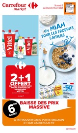 Catalogue Supermarchés Carrefour Market en cours à Le Liège et alentours, "UN MIAM POUR LES PRODUITS LAITIERS", 52 pages, 02/04/2024 - 14/04/2024