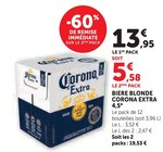 Bière Blonde Extra 4,5° - Corona dans le catalogue Super U