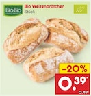 Aktuelles Bio Weizenbrötchen Angebot bei Netto Marken-Discount in Heidelberg ab 0,39 €