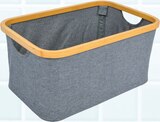 Panier à linge pliable 45l details bambou - LEVASSEUR à 11,90 € dans le catalogue Intermarché Hyper