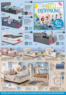 Boxspringbett im aktuellen Trends Prospekt (Duisburg) Boxspringbett im Trends Prospekt "WIR FEIERN NEUERĂ–FFNUNG" mit 8 Seiten (Duisburg)