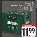 Alt im Angebot bei EDEKA in Erkelenz Alt Angebote von Diebels bei EDEKA Erkelenz für 11,99 €
