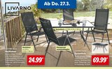 Hochlehner oder Gartentisch Angebote von LIVARNO home bei Lidl Greifswald für 24,99 €