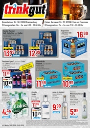 Discounter Prospekt von Trinkgut Prien Trinkgut Prospekt: "Aktuelle Angebote", 4 Seiten, 19.10.2026 - 24.10.2026