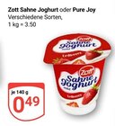 Sahne Joghurt im Angebot bei GLOBUS in Neunkirchen Sahne Joghurt Angebote von Zott bei GLOBUS Neunkirchen für 0,49 €