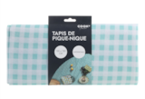 Tapis de pique-nique - Stokomani à Saint-Denis Tapis de pique-nique en promo chez Stokomani Saint-Denis à 5,99 €