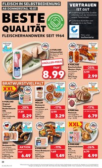Schweinefilet im aktuellen Kaufland Prospekt (Duisburg) Schweinefilet im Kaufland Prospekt "KNÜLLER" mit 48 Seiten (Duisburg)