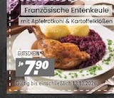 Aktuelle Gutscheine Angebote bei Höffner in Hamburg Aktuelles Französische Entenkeule mit Apfelrotkohl & Kartoffelklößen Angebot bei Höffner in Hamburg ab 7,90 €