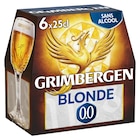 Bière d'Abbaye sans alcool - GRIMBERGEN en promo chez Carrefour Thiais à 5,56 €