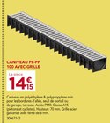 Gedimat Craon - Promo Caniveau PE-PP 100 avec grille Promo Caniveau PE-PP 100 avec grille à 14,15 € dans le catalogue Gedimat à Craon