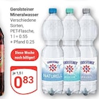 Mineralwasser Naturell im Angebot bei GLOBUS in Wetzlar Mineralwasser Naturell Angebote von Gerolsteiner bei GLOBUS Wetzlar für 0,83 €