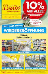 Netto Marken-Discount Prospekt für Stedesdorf: "Wiedereröffnung - 10% AUF ALLES.", 6 Seiten, 04.03.2025 - 08.03.2025