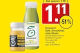 Saft im Angebot bei WEZ in Löhne Saft Angebote von Innocent bei WEZ Löhne für 1,11 €