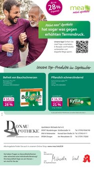 mea - meine apotheke Prospekt der Woche "Unsere September-Angebote" Seite 1, 01.09.2025 bis 30.09.2025 für Rottenacker Aktueller mea - meine apotheke Prospekt "Unsere September-Angebote" Seite 1 von 4 Seiten für Rottenacker