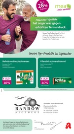 Aktueller mea - meine apotheke Apotheken Prospekt in Brüssow und Umgebung, "Unsere September-Angebote" mit 4 Seiten, 01.09.2025 - 30.09.2025