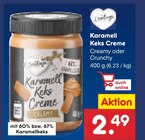 Karamell Keks Creme Creamy Angebote bei Netto Marken-Discount Augsburg für 2,49 €