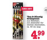 Grillspiesse im Angebot bei E center in Rastatt Grillspiesse Angebote von Gut & Günstig bei E center Rastatt für 4,99 €