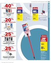 Promos Vileda dans le catalogue "LA RENTRÉE DE TOUS LES RECORDS" de Carrefour à la page 41